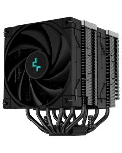DEEPCOOL chladič AK620 Zero Dark / 2x120mm fan / 6x heatpipes / pro Intel i AMD/ komplet černý