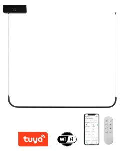 IMMAX NEO LITE PATTINI SMART závěsné svítidlo černé 120cm 26W s podporou BEACON, Wi-Fi, TUYA