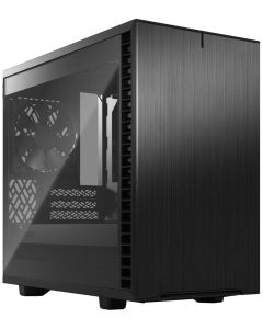 Fractal Design Define 7 Nano Black TG Light Tint / Mini ITX / průhledná bočnice / bez zdroje / černá