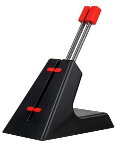 AROZZI ANCORA Mouse Bungee BlackRed/ držák kabelu pro herní myši/ černočervený/ nastavitelný