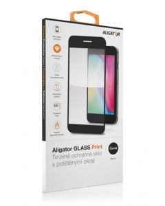 Aligator ochranné sklo PRINT iPhone 17 černá