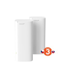 Tenda Nova ME3 Pro (2-pack) WiFi 7 BE3600 Mesh Gigabit system, router, 6x GLAN/GWAN, VPN, CZ app
