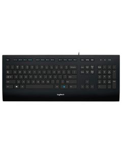Logitech klávesnice Corded K280E/ USB/ US layout