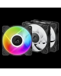 ARCTIC P12 Pro A-RGB (3 Pack) - 120mm A-RGB PWM ventilátor s rozdělovačem kabelů