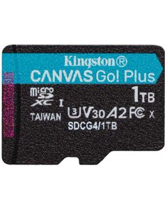 KINGSTON Canvas Go Plus Gen4 1TB microSDXC / C10 / UHS-I U3 V30 / up to  200MB/s / bez adaptéru