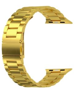 Swissten řemínek pro apple watch kovový 38 / 40 / 41 mm zlatý