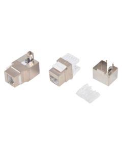 XtendLan Keystone jack RJ45, CAT6, STP, instalace bez nástrojů, zaklapávací