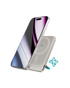 Epico Qi2 5000mAh Alu Mag+ Stand PB EM52 - titan