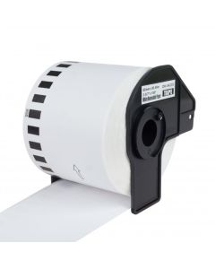 PRINTLINE kompatibilní etikety s Brother DK-44205, bílá pap. role, snadno odstranitelná 62x30,48m
