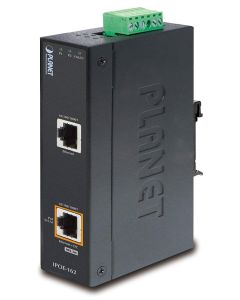 Planet IPOE-162 PoE injektor IEEE802.3at, 30W, Gigabit, DIN, IP30, -40~75°C, 12-48VDC