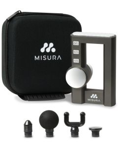 MISURA masážní pistole MB2 s funkcí nahřívání - šedá