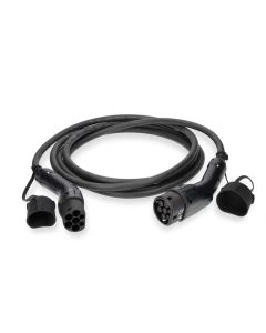 NEDIS kabel elektrického vozidla/ kabel typ 2/ 32 A/ 22000 W/ 3-fázový/ černý/ box/ 5 m