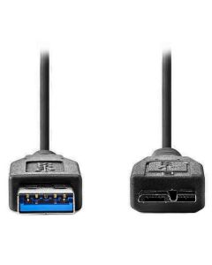 NEDIS kabel USB 3.0/ zástrčka USB-A - zástrčka USB-Micro B/ černý/ bulk/ 1m
