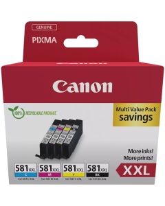 Canon inkoustová náplň CLI-581XXL BK/C/M/Y MULTI  SEC Ink Value Pack