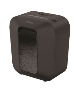 FELLOWES skartovač LX 25/ křížový řez 4x40 mm/ objem koše 11,5 l/ stupeň utajení P-4 (důvěrné)/ černý