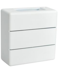 IMMAX LUXLINE venkovní LED nástěnné osvětlení, 6W, 3000K, 240V, IP54, bílé