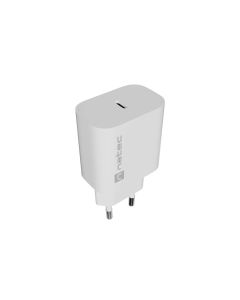 Universální nabíječka Natec RIBERA 20W, 1X USB-C, bílá