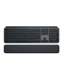 Logitech klávesnice MX Keys S/ bezdrátová/ Bluetooth/ USB-C/ US layout/ opěrka dlaně/ grafitová