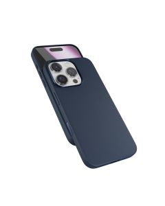 Epico Mag+ kožený kryt iPhone 16 Pro Max - modrá