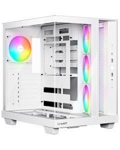 Be quiet! skříň LIGHT BASE 500 LX / MidT / 4x120mm ARGB fans / 2 x USB 3.2 / USB-C / panoramatická / bílá