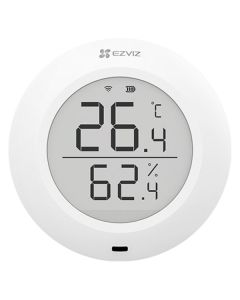 EZVIZ chytrý senzor teploty a vlhkoměr T51C/ Zigbee 3.0/ dosah 200m/ životnost 1 rok/ baterie CR2450/ bílý