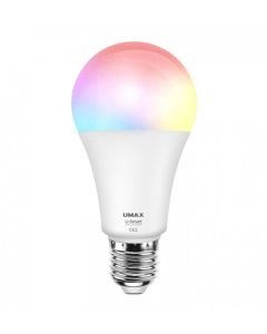 UMAX chytrá LED žárovka U-Smart Wifi Bulb/ Wi-Fi/ E27/ 8W/ 110-250V/ čeština/ RGB/ stmívatelná