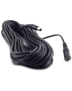 EZVIZ prodlužovací venkovní napájecí kabel k IP kamerám/ 1× DC 5,5 mm male/ 1× DC 5,5 mm female/ délka 5m/ černý