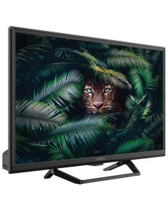 STRONG LED TV 24"/ SRT24HE4023C/ HD Ready/ 1366x768/ DVB-T2/C/S2/ H.265/HEVC/ 2x HDMI/ USB/ 12V/ centrální stojan/ E