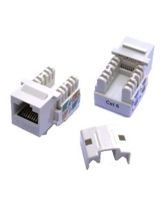 DATACOM Keystone RJ45 UTP CAT6 (DUAL) MINI bílý