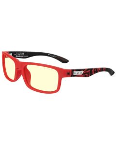 GUNNAR kancelářské/herní brýle ENIGMA - MARVEL SPIDER-MAN MILES MORALES EDITION * jantarová skla * BLF 65 * GUNNAR focus