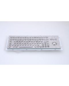 KB005 – Průmyslová nerezová klávesnice s trackballem do zástavby, CZ, USB, IP65