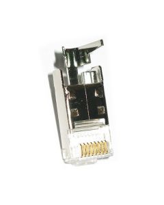 XtendLan Konektor STP RJ45 CAT 6 s lisovacím klipem
