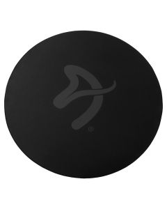 AROZZI Zona Floorpad Black/ ochranná podložka na podlahu/ kulatá 121 cm průměr/ černá s šedým logem
