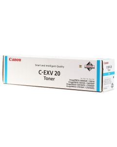 Canon originální  TONER CEXV20 CYAN IP C7000VP/C7010VP/C6000VP/C6010VP 35 000 stran A4 (5%)