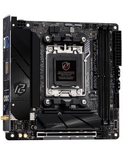 ASRock B650I Lightning WiFi / AMD B650 / AM5 / 2x DDR5 DIMM / 2x M.2 / HDMI / USB-C / WiFi / Mini-ITX