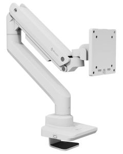 AROZZI ALZARE NEO PRO White/ stolní držák pro monitory/ plynový píst/ kovový/ bílý