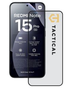 Tactical Glass Shield 5D sklo pro Xiaomi Redmi Note 15 Pro 5G Black