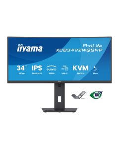 34" iiyama XCB3492WQSNP-B1:IPS,QHD,USB-C Dock,HAS