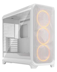 Fractal Design Meshify 3 XL TG / Big Tower / průhledná bočnice / bez zdroje / bílá