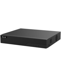 HiLook Powered by HIKVISION/ NVR-104MH-C/4P(E)/ 4 kamery/ 4x PoE/ 8Mpix/ HDMI/ VGA/ 1x RJ45/ kov