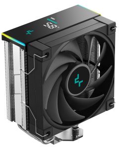 DEEPCOOL chladič AK400 Digital SE / 120mm fan / 4x heatpipes / PWM ARGB / pro Intel i AMD / digitální display / černý