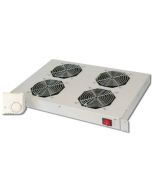 Digitus 19" větrací jednotka 1U, 4 ventilátory, šedá