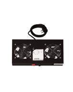 Digitus 19" větrací jednotka, 1U, 2 ventilátory, černá