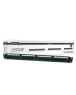 DIGITUS CAT 5e patch panel, nestíněný, 24 portů RJ45, 8P8C, LSA, 1U, do stojanu, černý, 482x44x109