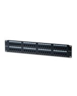 Digitus CAT 6 patch panel, nestíněný, 48 portů RJ45, 8P8C, LSA, 2U, montáž do stojanu, bl, 482x44x109 mm