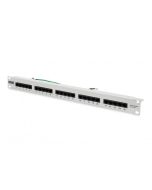 Digitus CAT 3 ISDN Patch Panel, nestíněný, 25 portů RJ45, 8P4C, LSA, 1U, montáž do stojanu, šedá, 482x44x109