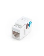 DIGITUS Keystone Jack CAT 5e, nestíněný RJ45 na LSA, barva bílá