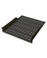 Digitus Pevná police 2U pro stojany od hloubky 800 mm 88x482x549 mm, do 25 kg, černá (RAL 9005)