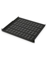 Digitus 19" 1U pevná police pro stojany od hloubky 600 mm 44x482x399 mm, do 15 kg, černá (RAL 9005)