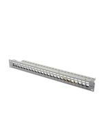 Digitus Modular Patch Panel, stíněný 24 portů, blank, 1U, montáž do stojanu, šedá RAL 7035